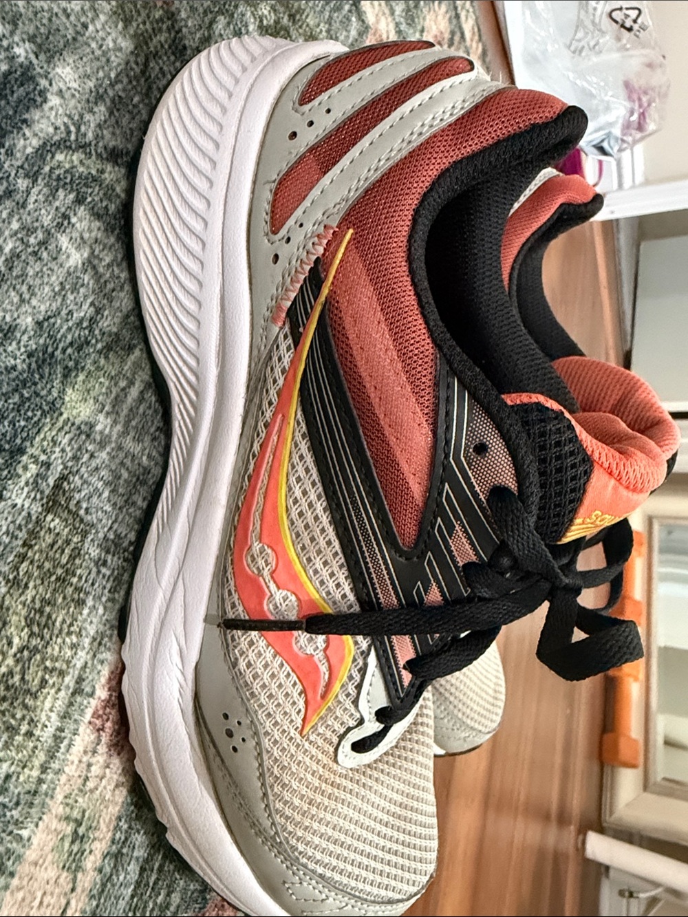 Saucony Coral, Beige and Black Women's Running Shoes